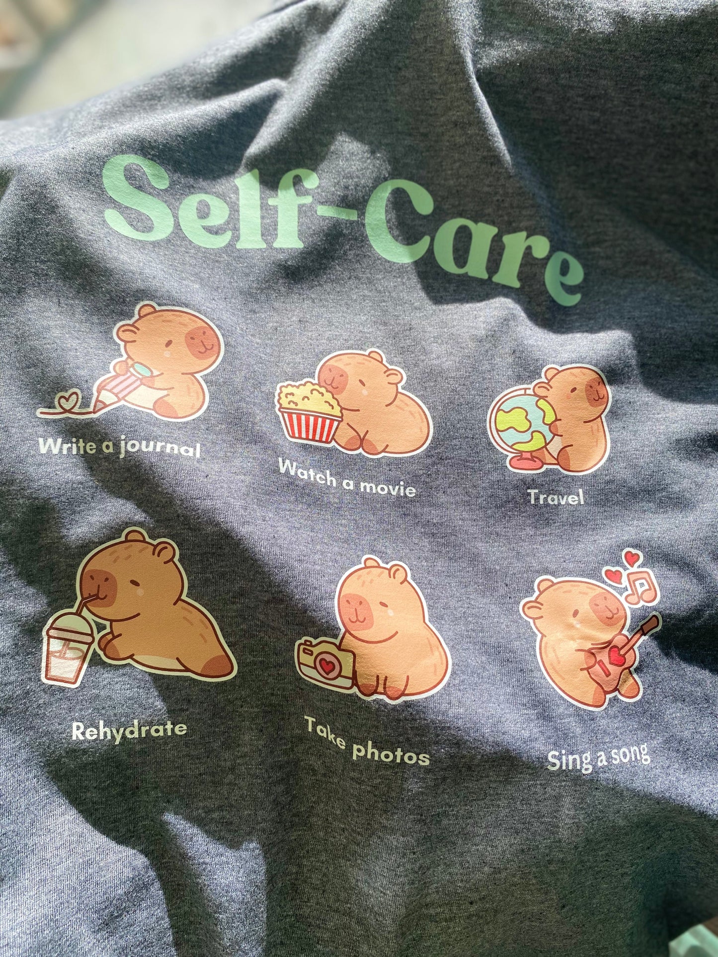 Capybara Self-Care Shirt