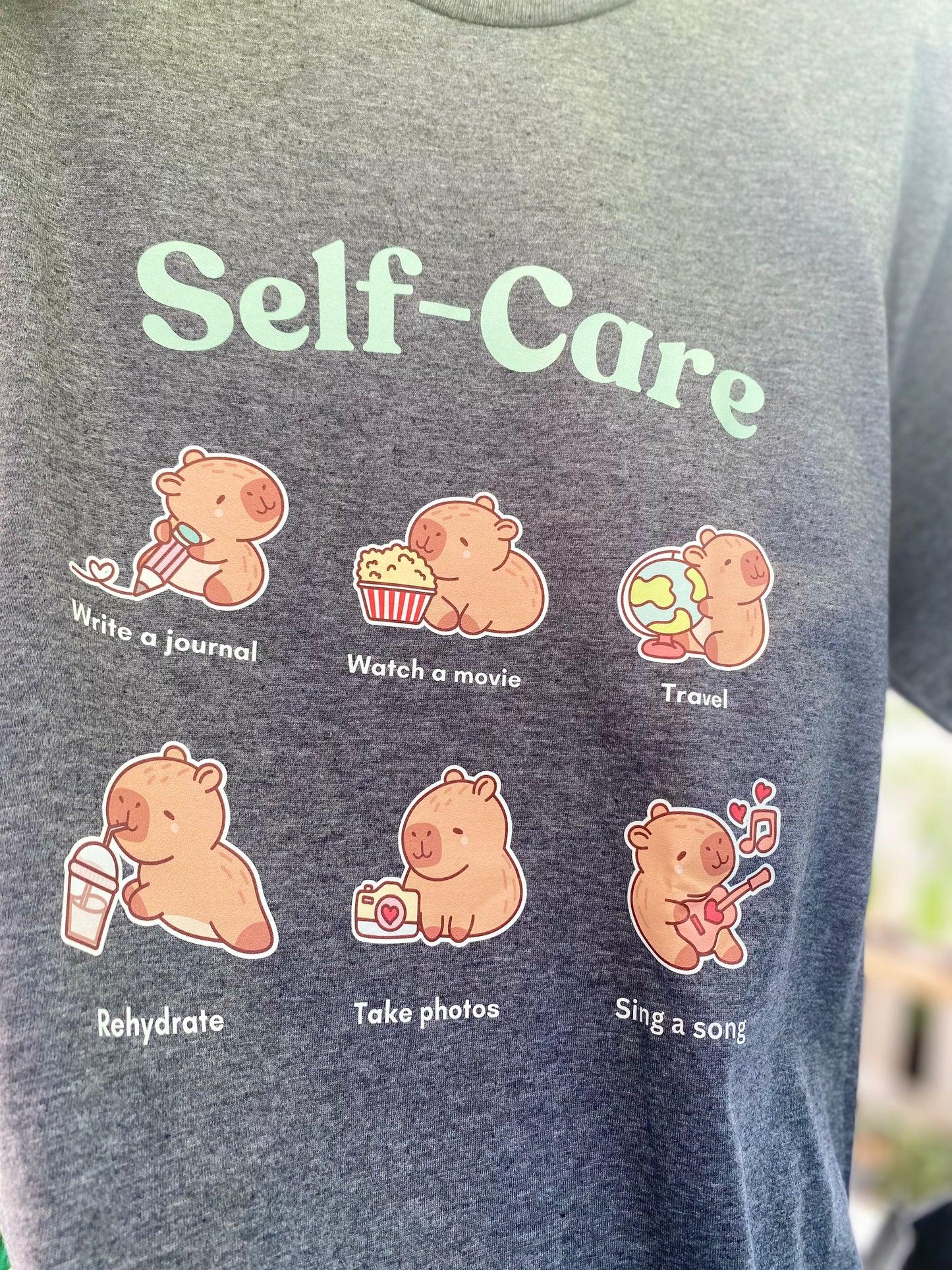 Capybara Self-Care Shirt