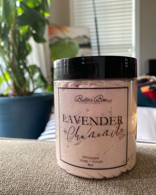 Lavender + Chamomile Whipped Soap & Scrub