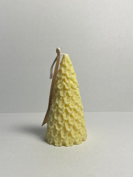 Festive Christmas Tree Soy Wax Candle with Chamomile