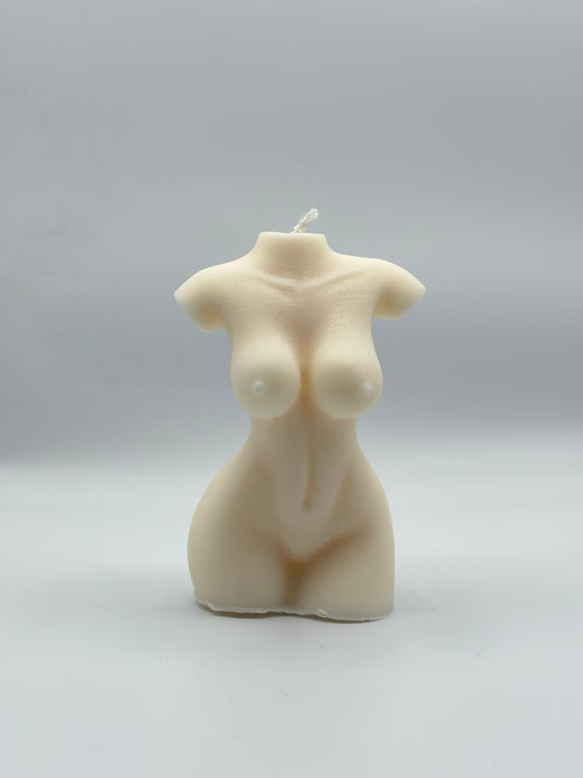 Nude Female Torso Scented Candle