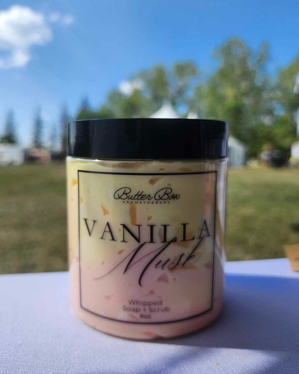 Vanilla Musk Whipped Soap & Scrub – Butter Box Aromatherapy